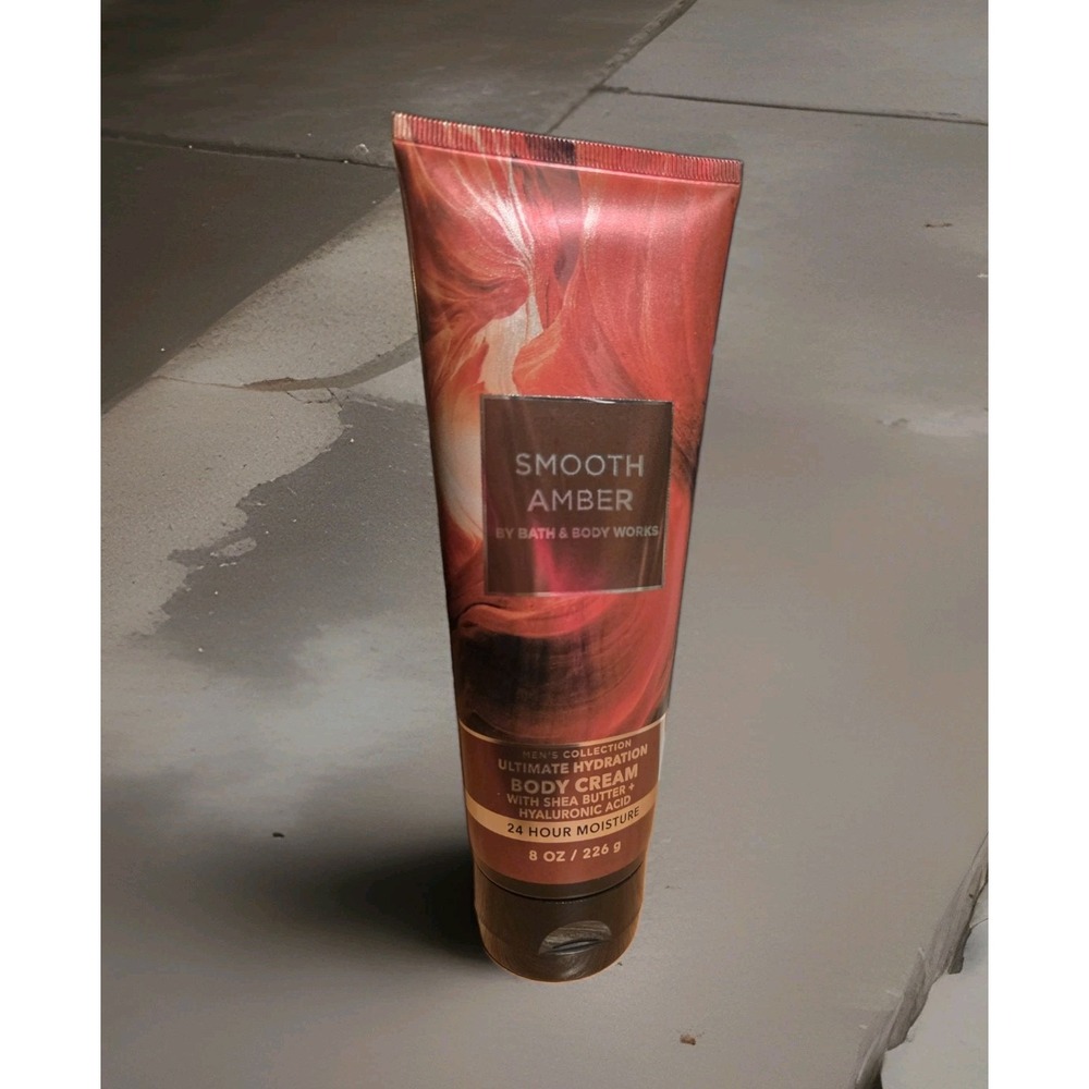 Bath & Body Works SMOOTH AMBER Ultimate Hydration Body Cream Lotion 8 oz